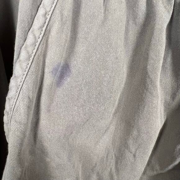 Prairie Underground Long Cloak Distressed Full Zip Hoodie in Tunnel Small Flaw - Picture 4 of 11